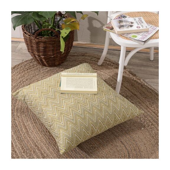 Μαξιλαροθήκη Rota 08 - 65x65cm Δαπέδου με Γέμιση