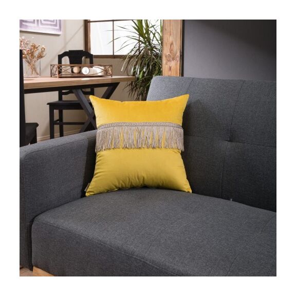 Μαξιλαροθήκη Velvet 14 με Κρόσι - 30x50cm