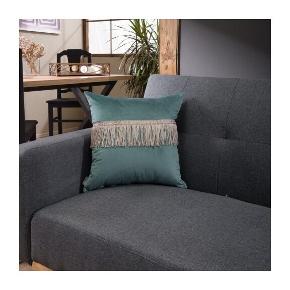 Μαξιλαροθήκη Velvet 15 με Κρόσι - 30x50cm