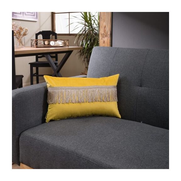 Μαξιλαροθήκη Velvet 14 με Κρόσι - 30x50cm