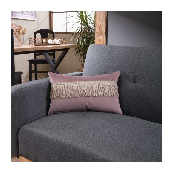 Μαξιλαροθήκη Velvet 12 με Κρόσι - 45x45cm