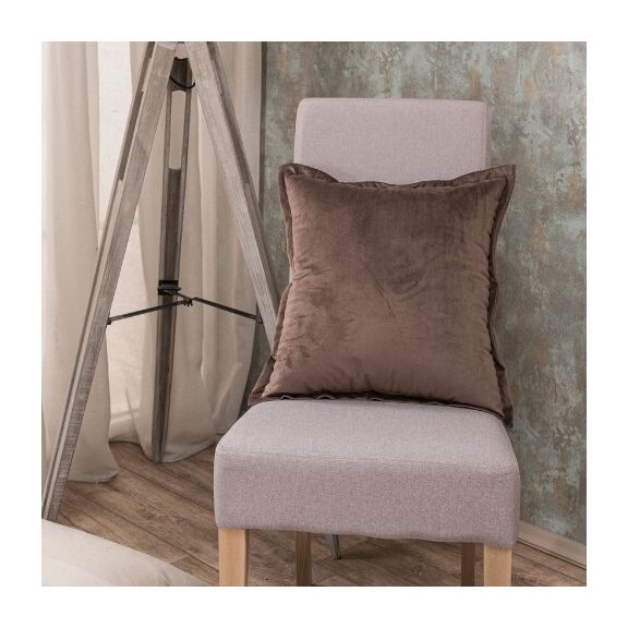 Μαξιλαροθήκη Velvet 03 - 45x45cm με Γέμιση