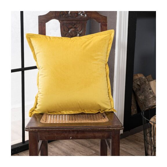 Μαξιλαροθήκη Velvet 14 - 45x45cm με Γέμιση