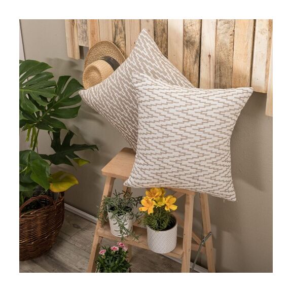 Μαξιλαροθήκη Giardino 02 - 65x65cm Δαπέδου με Γέμιση