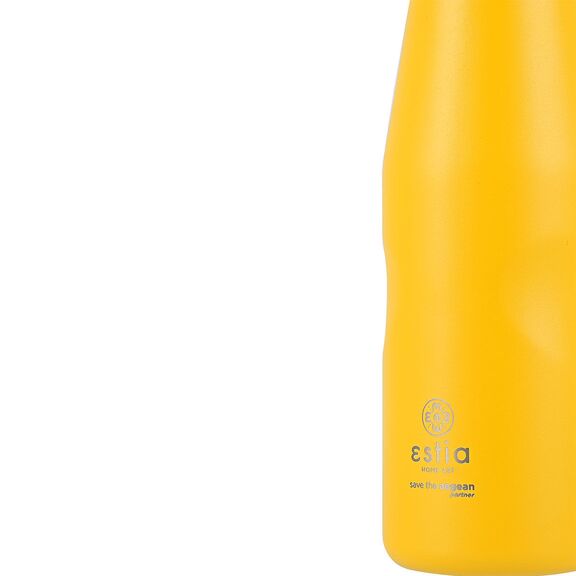 Estia Θερμος Travel Flask Save the Aegean 500ml Pineapple Yellow