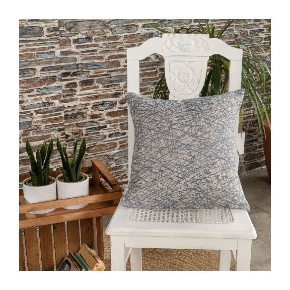 Μαξιλαροθήκη Potenza 05 - 43x43cm με Γέμιση