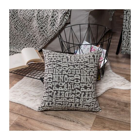 Μαξιλαροθήκη Letters 03 - 30x50cm με Γέμιση