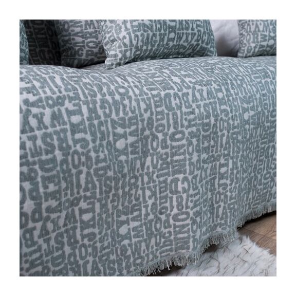 Διακοσμιτικό Ριχτάρι Letters 04 - Μονοθέσιο 180x150cm