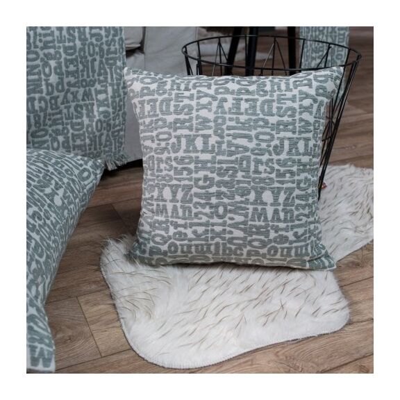 Μαξιλαροθήκη Letters 04 - 30x50cm με Γέμιση