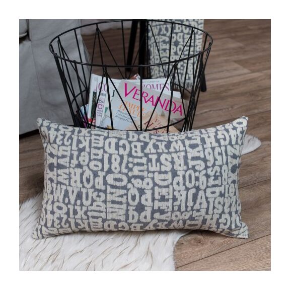 Μαξιλαροθήκη Letters 11 - 45x45cm