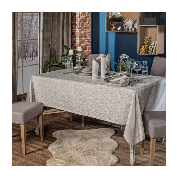 Τραπεζομάντηλο Roussilon - 160x250cm + 12 Πετσέτες