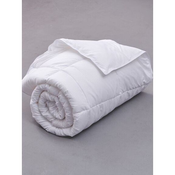 Πάπλωμα White Comfort 160x240 Stripe Microfiber