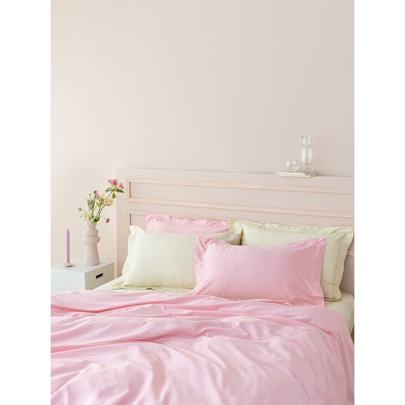 Σεντόνι Υπέρδιπλο 245x270 Luxe Sateen Pink