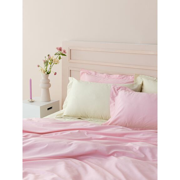 Σεντόνι Υπέρδιπλο 245x270 Luxe Sateen Pink
