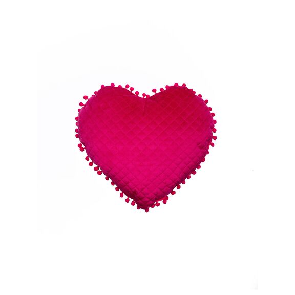 Διακοσμητικό Μαξιλαράκι Καρδιά 40x38 Elwin Fuchsia
