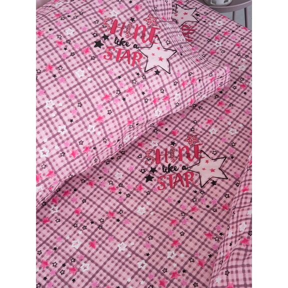 Ζευγος Μαξιλαροθηκες Φωσφοριζέ 50x70 Cluster Lilac