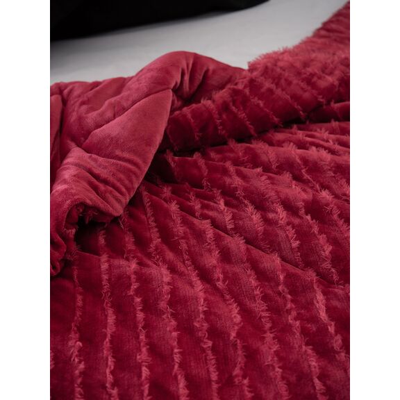 Κουβερτοπαπλωμα Μονό 160x240 Gwen red