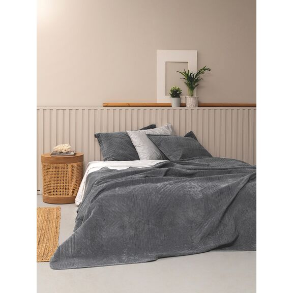 Κουβερλι Υπέρδιπλο 220x240 Dizza Grey
