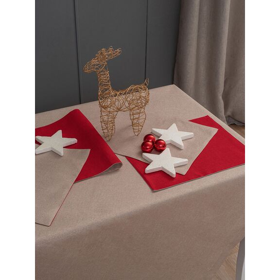 Σετ Σουπλα Christmas Collection 35x45 Cd01 Beige