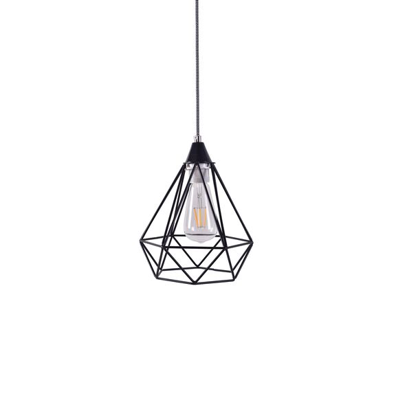 Se148-19 Mila Pendant Lamp Black Metal δ3