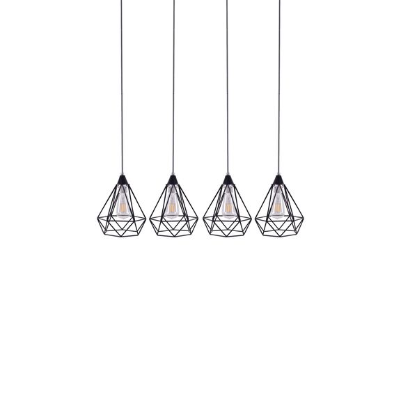 Se148-19-4 Mila Pendant Lamp Black Metal+