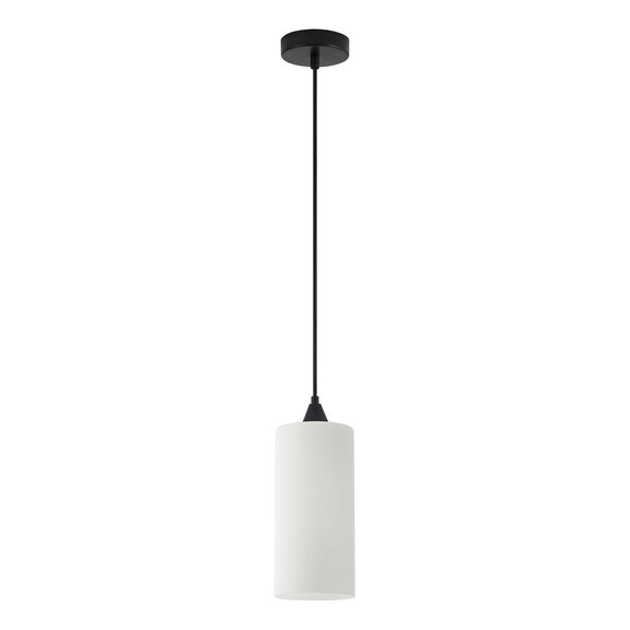 Se21-bl-4-gl3 Adept Tube  Pendant White Glass+
