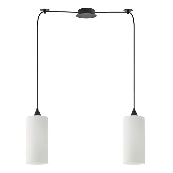 Se21-bl-4-bl2-gl3 Adept Tube Pendant White Glass+