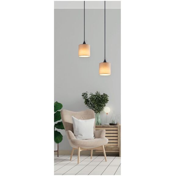 Se21-bl-b10-sh3 Adept Pendant Brown Shade Pendant+