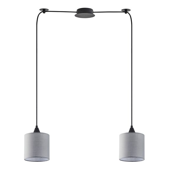 Se21-bl-b10-bl2-sh2 Adept Pendant Grey Shade Pendant +