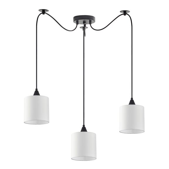 Se21-bl-b10-bl3-sh1 Adept Pendant White Shade Pendant +