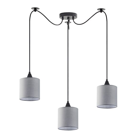 Se21-bl-b10-bl3-sh2 Adept Pendant Grey Shade Pendanr+