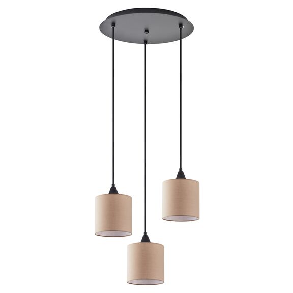Se21-bl-b10-bl3-sh3 Adept Pendant Brown Shade Pendant+