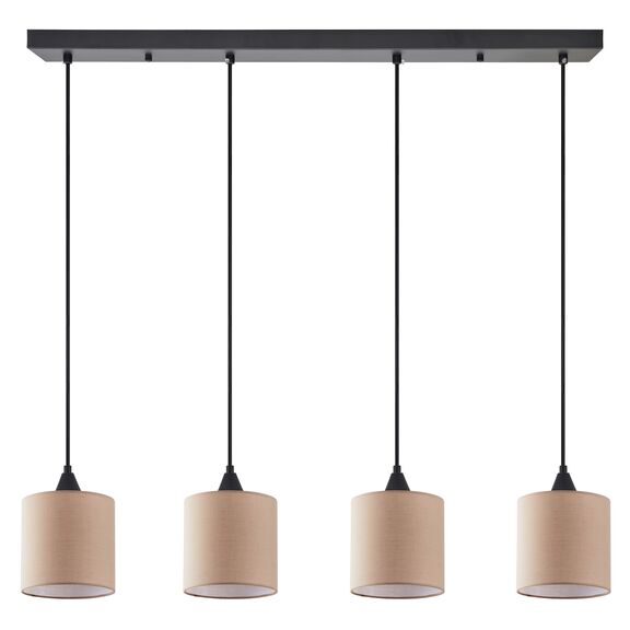 Se21-bl-b10-4bl-sh3 Adept Pendant Brown Shade Pendant+