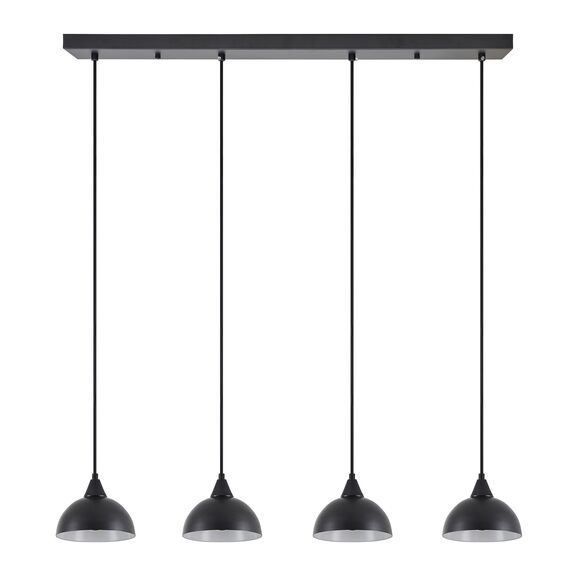Se21-bl-b10-4bl-ms3 Adept Pendant Black Metal Shade +