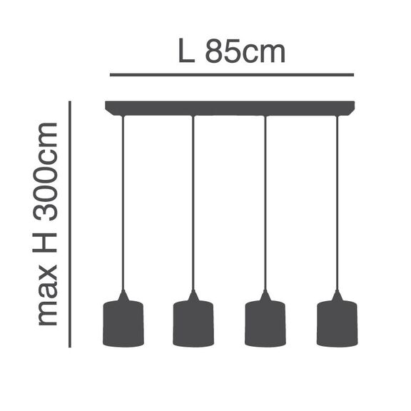 Se21-bl-b10-4bl-Sh123 Adept Flex White, Grey, Brown Fabric Shade Pendant+