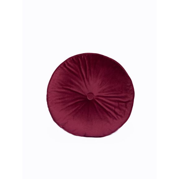 Διακοσμητικο Μαξιλαρι Velvet Feel Ø30cm Vf803 Bordeaux