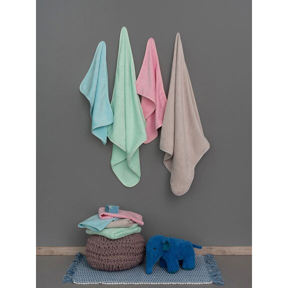 Σετ 2 Πετσετες Βρεφικες Baby Bath 40x60 Robin Ciel