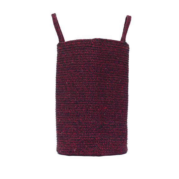 Διακοσμητικο Καλάθι με Χερουλια Home Décor 30x45 ran Bordeaux