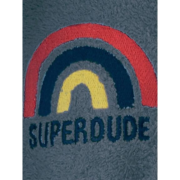 Μπουρνούζι με Κουκούλα Kids Bath Super Dude Blue 10-12