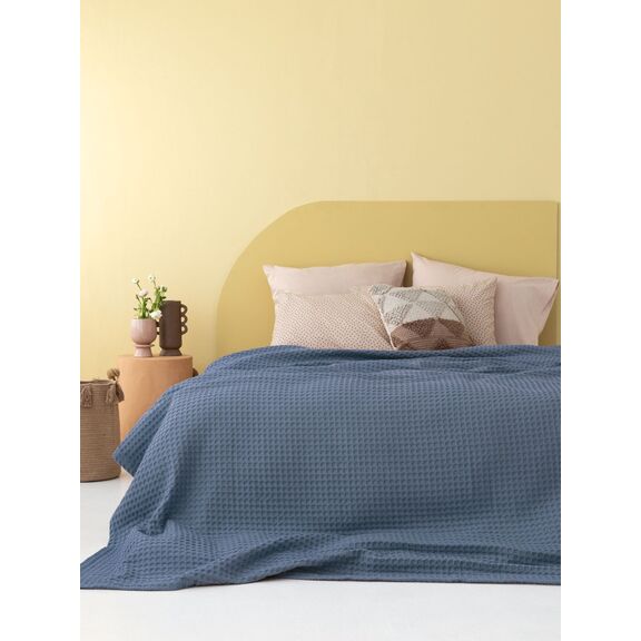 Κουβέρτα Πικέ 250x240 Marcie Steel