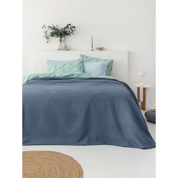 Κουβέρτα Πικέ 170x240 Marcie Steel
