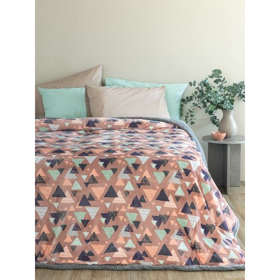 Κουβερτοπαπλωμα Υπέρδιπλο 220x240 Blake Pink