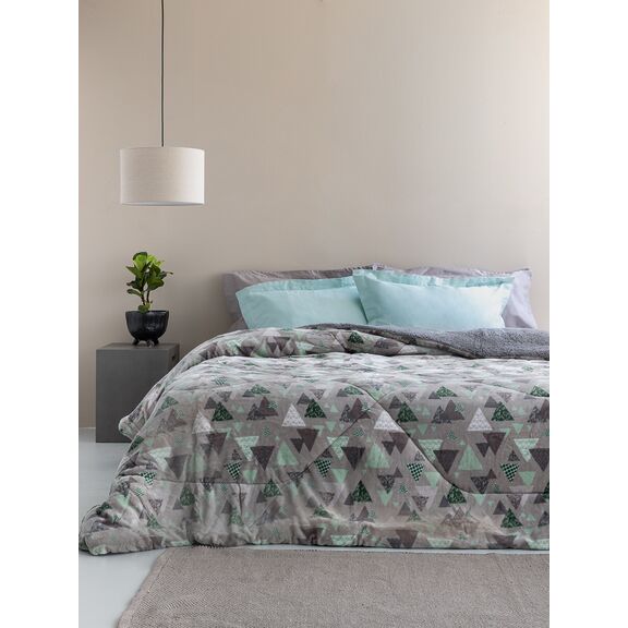 Κουβερτα Υπέρδιπλη 220x240 Blake Grey