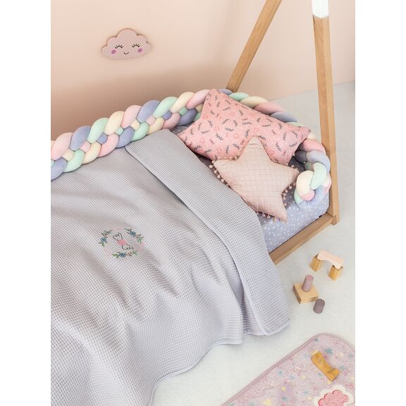Κουβέρτα Πικέ Κούνιας Baby Blankets 100x150 Candy Lilac