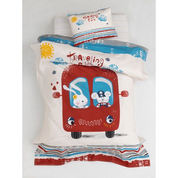 Σετ Σεντόνια Κούνιας Happy Baby 120x160 Hb0605