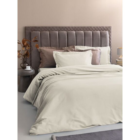Σετ Υπέρδιπλα Σεντόνια 240x270 Posh Sateen Ivory