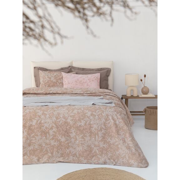 Σετ Μονά Σεντόνια Fashion Life 170x260 Fl6230 με Λάστιχο