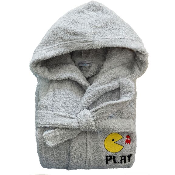 Μπουρνούζι με Κουκούλα Kids Bath pac Grey 12-14