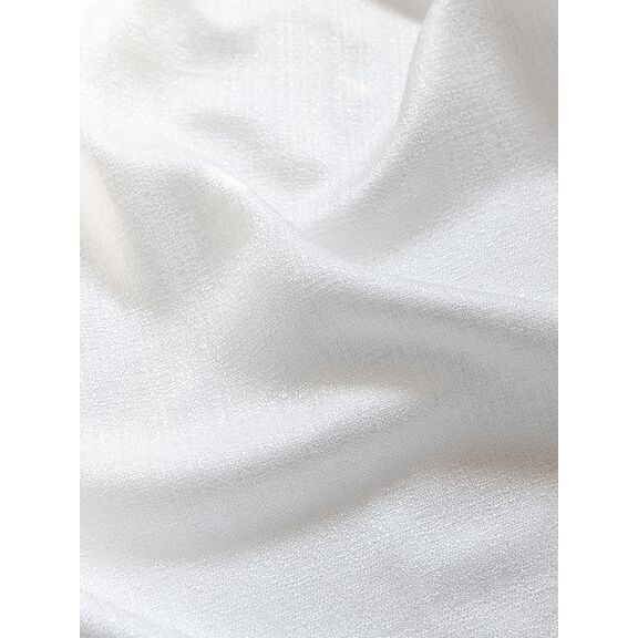 Κουρτίνα με Τρουκς 140x260 Bele White