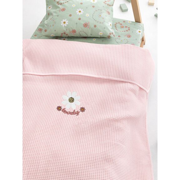 Κουβέρτα Πικέ Αγκαλιάς Baby Blankets 80x110 Candy/2 Pink